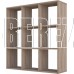 POLINI Стеллаж Polini Home Smart Кубический 9 секции, дуб (1кор)