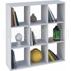 POLINI Стеллаж Polini Home Smart Кубический 9 секций, белый (1кор)