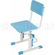 POLINI Стул для школьника регулируемый Polini kids City / Polini kids Smart L, белый-синий (1кор)