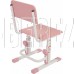 POLINI Стул для школьника регулируемый Polini kids City / Polini kids Smart S, белый-розовый (1кор)