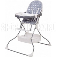 POLINI Стульчик для кормления Polini kids 252 Звезды, серый-белый (1кор)