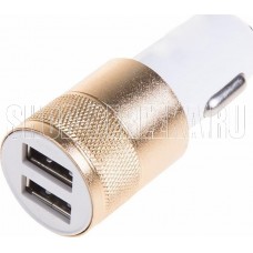 REXANT (18-1199) Автозарядка в прикуриватель 2хUSB (АЗУ) (1000+2100 mA) REXANT