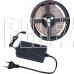LAMPER (142-401) Комплект светодиодной ленты 5 м с блоком питания IP65, холодное белое свечение 6500 К LAMPER