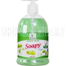 CLEAN&GREEN CG8062 Soapy эконом яблоко с дозатором 500 мл.