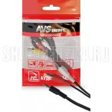 AVS RCA-61 3,5 jack - 2RCA (аудио) (1м)