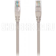 SMARTBUY (K-09100-50) литой UTP Кат.5e 10м серый