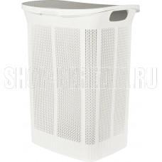 KEEPLEX KL410111048 Ajur с откидной крышкой 50л 43х34х59см белое облако