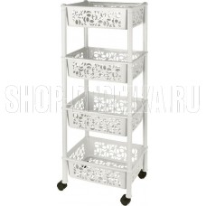 KEEPLEX KL282912048 Light на колесиках четырехсекционная прямоугольная 37х29х19см белое облако