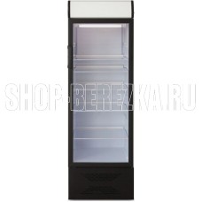 БИРЮСА B310P 310л черный витрина