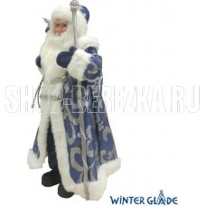 WINTER GLADE Фигурка Дед Мороз 46 см (синий) M0246