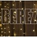 WINTER GLADE Электрическая гирлянда-занавес Winter Glade 192 лампы Тёплый белый CB192