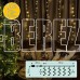 WINTER GLADE Электрическая гирлянда-занавес Winter Glade 192 лампы Тёплый белый CB192