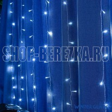 WINTER GLADE Электрическая гирлянда-занавес Winter Glade 96 ламп Холодный белый CC96 WINTER GLADE Электрическая гирлянда-занавес Winter Glade 96 ламп Холодный белый CC96