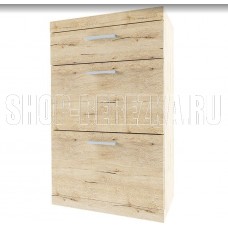 АНРЭКС OSKAR Тумба для обуви 2D1S, цвет дуб Санремо (2 уп)