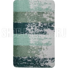 САНАКС 02218 Коврик в ванную SILVER одинарный бирюза ЗЕБРА 50х80 см 100% полиэстер