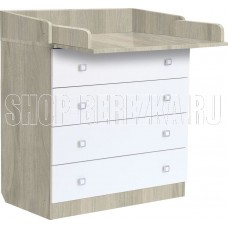 ФЕЯ Комод Фея 1580 вяз-белый (1кор)