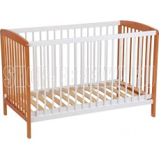 POLINI Кроватка детская Polini kids Simple 101, белый-бук (1кор)