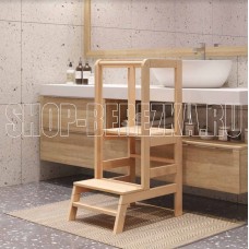 POLINI Подставка развивающая Polini kids Step, натуральный (1кор)
