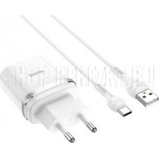 HOCO (6931474716309) C12Q SMART QC3.0 + TYPE-C (белый) СЗУ
