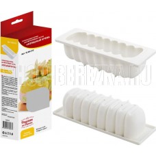 MULTIDOM Силиконовая форма для муссовых тортов «Изящный крем» 29x9x7см. VL80-312 MULTIDOM Силиконовая форма для муссовых тортов «Изящный крем» 29x9x7см. VL80-312