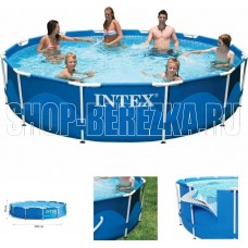 INTEX Бассейн каркасный 366х76см.+фильтр-насос . (в коробке) Арт.28212NP