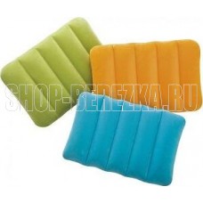 INTEX Подушка надувная детская KIDZ 43x28x9 см (3 цв, велюр) .(в коробке) Арт. 68676NP