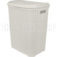 PLAST TEAM PT408011048 Melange 65л 463х406х507мм молочный туман
