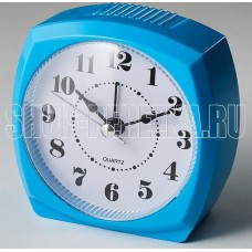 DELTA DT8-0006 Будильник 8.5*4.6*8.6см (голубой)