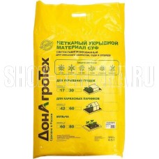 ДОНАГРОТЕХ Нетканый укрывной материал СУФ 60 г/м2 (3,2х10 м) черный (МУЛЬЧА)