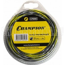 CHAMPION C7050 Корд трим.TORNADO 2.4мм* 15м (витой квадрат) CHAMPION C7050 Корд трим.TORNADO 2.4мм* 15м (витой квадрат)