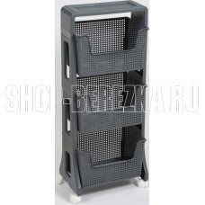 VIOLET Лофт 3-х ярусная (серый) 770318