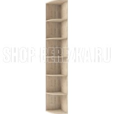 АНРЭКС OSKAR Шкаф открытый угловой, цвет дуб Санремо