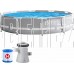 INTEX Бассейн каркасный призматический (фильтр-насос), 3,05м x 76см, 26702NP 049-014