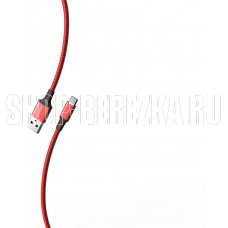SMARTBUY (iK-22-S14rb) S14 MicroUSB красный/черн., 3 А, 2 м