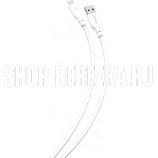 SMARTBUY (iK-12-S25w) S25 MicroUSB белый, 3А, soarer,TPE