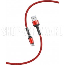 SMARTBUY (iK-12-S26r) S26 MicroUSB красный, 3 А, QC, нейл.,1 м