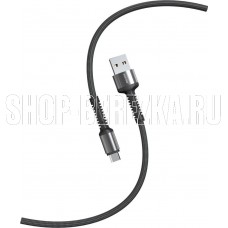 SMARTBUY (iK-3112-S26bg) S26 Type C черн./сер.,3 А,QC,нейл.,1 м