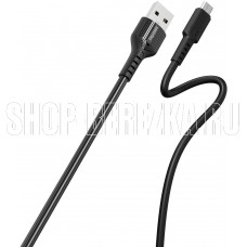 SMARTBUY (iK-12-S33b) S33 MicroUSB черный, 4 А, мощь, TPE, 1 м