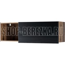 АНРЭКС JAGGER,Полка навесная 1DN, цвет Дуб монастырский /Черный АНРЭКС JAGGER,Полка навесная 1DN, цвет Дуб монастырский /Черный