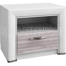 АНРЭКС OLIVIA Тумба прикроватная 1S, цвет вудлайн крем/дуб анкона