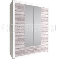 АНРЭКС OLIVIA Шкаф 4D2S Z, цвет вудлайн крем/дуб анкона (8 пач.)