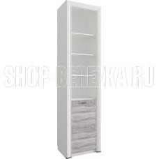 АНРЭКС OLIVIA Шкаф открытый 1D, цвет вудлайн крем/дуб анкона