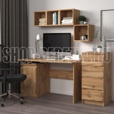 НК-МЕБЕЛЬ STERN стол письменный Т-5 (16 мм) Дуб Вотан 72674929 (1 кор.)