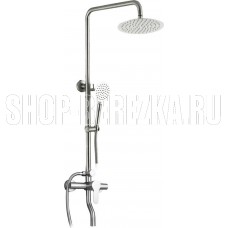 GOTA ROCIO G357511-GOTA Душевая система со смесителем шар. с изливом с лейкой тропической SUS304