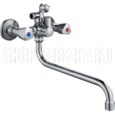 GOTA ROCIO G096710-GOTA Ronda смеситель д/ванны с 2-мя рукоятками с изливом S-30см. перекл.душа