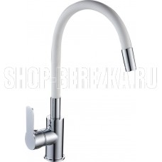 GOTA ROCIO G302538-GOTA Santa-Barbara Смеситель д/кухни шар. с силикон. изливом, креп.гайка серый d35