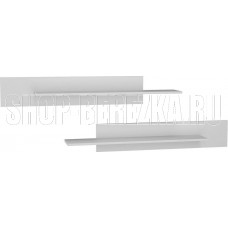 НК-МЕБЕЛЬ POINT комплект полок Белый/Белый глянец 71774470 (1 кор.)