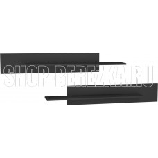 НК-МЕБЕЛЬ POINT комплект полок Чёрный/Чёрный глянец 71774471 (1 кор.)