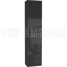 НК-МЕБЕЛЬ POINT ТИП-40 шкаф навесной Чёрный/Чёрный глянец 71774450 (1 кор.)