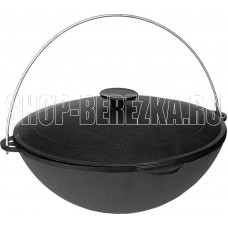 ГАРДАРИКА 1608-3 Туризм чугунный походный татарский 8,0л и крышкой д.36см